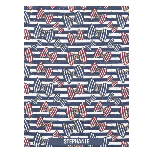 Nappe Motif de bandes de ruban patriotique (Devant)