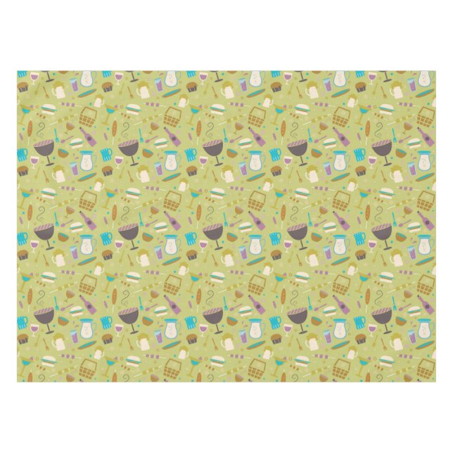 Nappe Motif de barbecue (Devant (Horizontal))