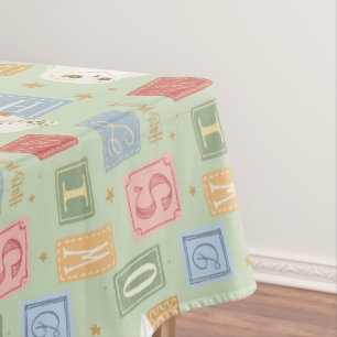Nappe Motif de bloc de lettres de Hedwig Post
