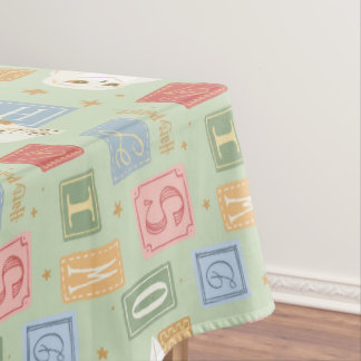 Nappe Motif de bloc de lettres de Hedwig Post