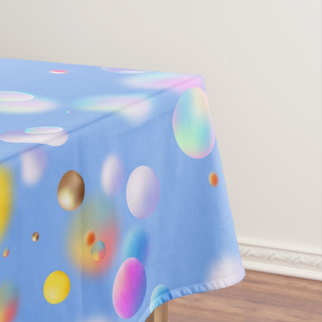 Nappe motif de boules flottantes 3D. Aucun groupe (In Situ)