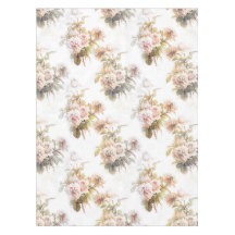 Motif de bouquet rose rose douce à l'ancienne