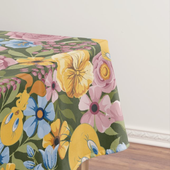 Nappe Motif de broderie florale TWEETY™ (In Situ)