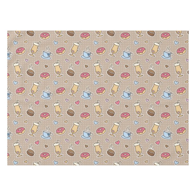 Nappe Motif de café (Devant (Horizontal))