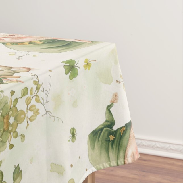 Nappe Motif de café irlandais St. Patrick Gnome (In Situ)