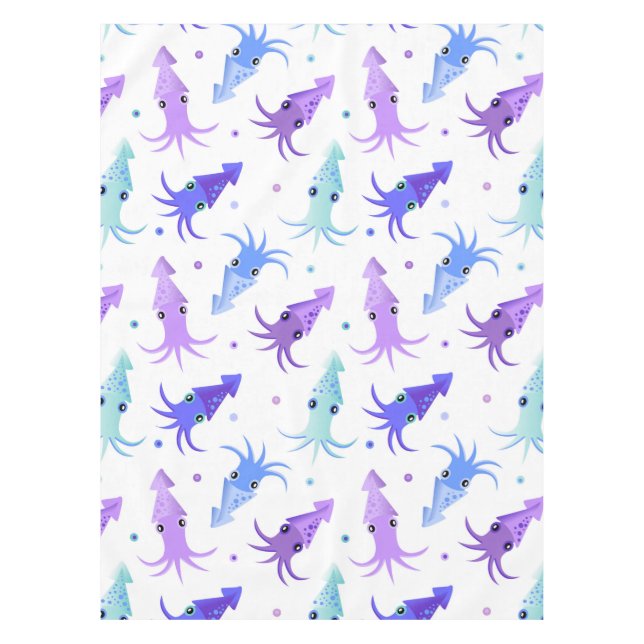 Nappe Motif de calmar de partie (Devant)