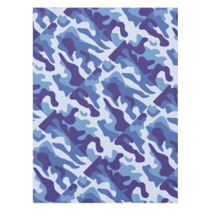 Nappe Motif de camouflage bleu