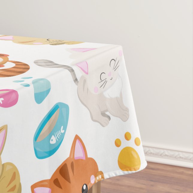 Nappe Motif De Chats, Chats Mignons, Kitty, Chatons, Paw (In Situ)
