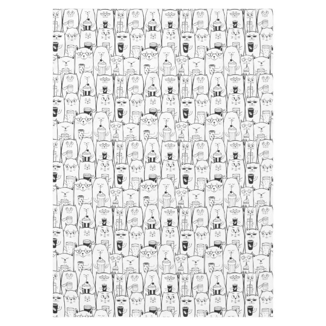 Nappe Motif de chats mignons (Devant)