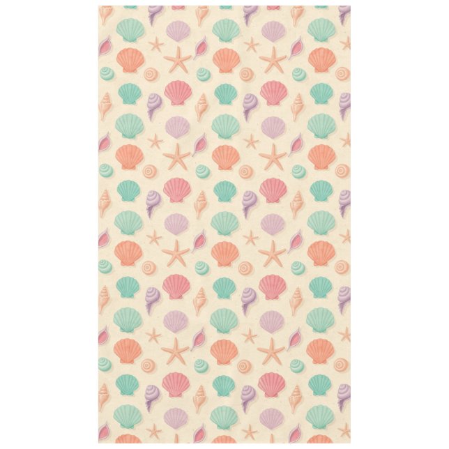 Nappe Motif de coquillages côtiers (Devant)