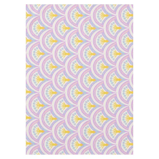 Nappe Motif de coquille de couleur pastel (Devant)