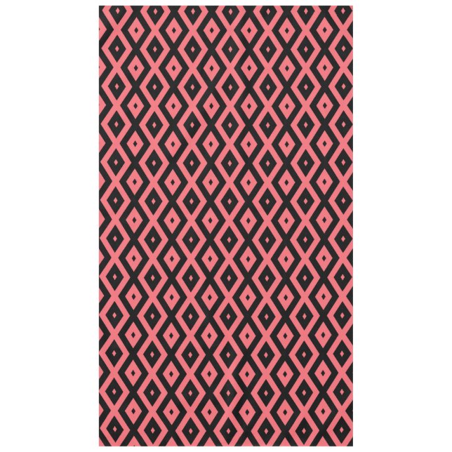 Nappe Motif de corail et de diamant noir (Devant)