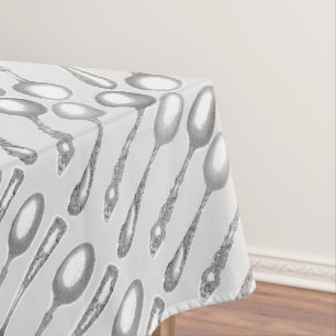Nappe Motif de cuillères vintage N'importe quel Arrière