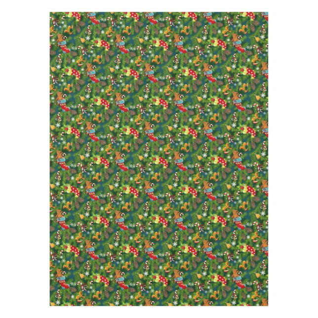 Nappe Motif de décoration de Noël (Devant)