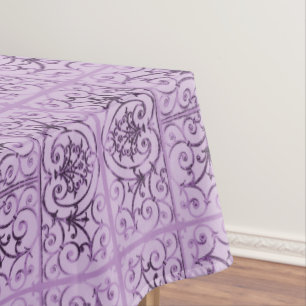 Nappe Motif de défilement Lilac