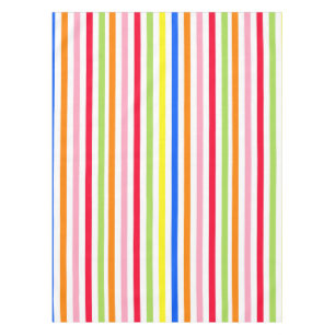 Nappe Motif de design de rayures vibrantes et colorées