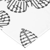 Nappe Motif de diagramme de crochet de fleur et de (Angle)