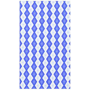 Nappe Motif de diamant bleu royal