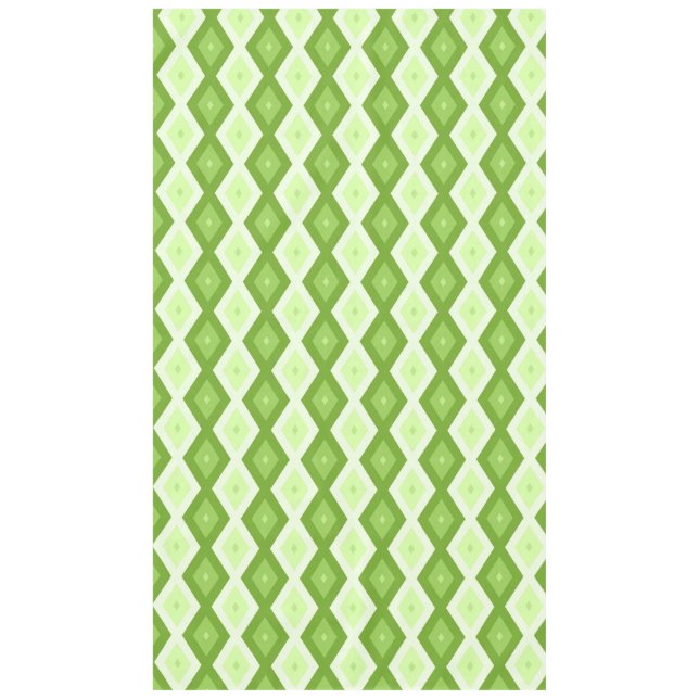 Nappe Motif de diamant vert Chartreuse (Devant)