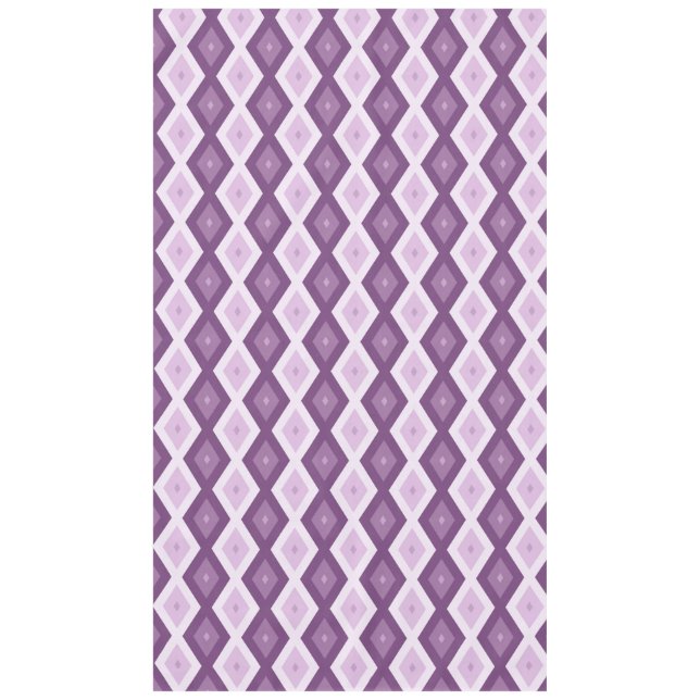 Nappe Motif de diamant violet (Devant)