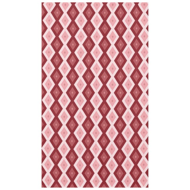 Nappe Motif de diamants rouges (Devant)