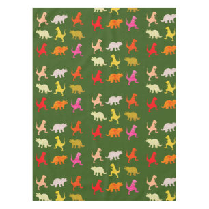 Nappe Motif de dinosaures colorés