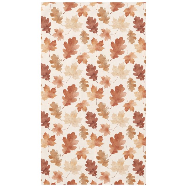 Nappe Motif de feuille d'automne confortable (Devant)