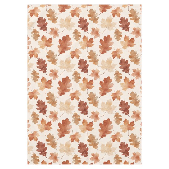 Nappe Motif de feuille d'automne confortable (Devant)