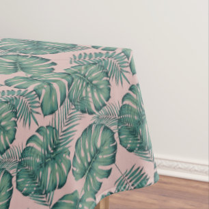 Nappe Motif de feuille tropicale