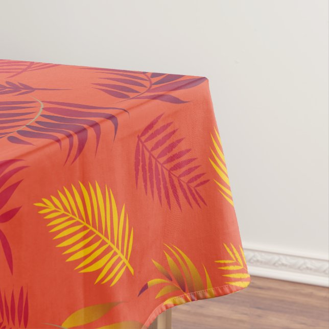 Nappe Motif de feuilles tropicales 18 (In Situ)