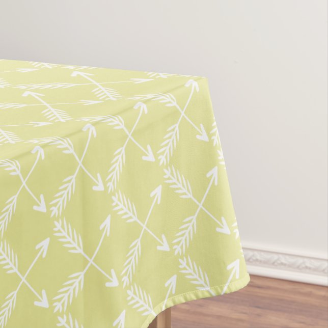 Nappe Motif de flèches croisées jaunes (In Situ)