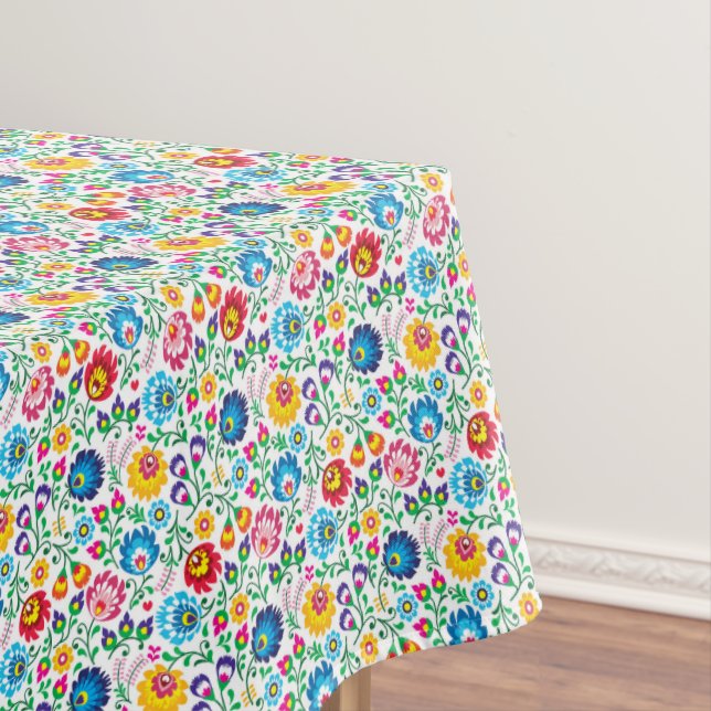Nappe Motif de fleur d'art populaire 2 (In Situ)