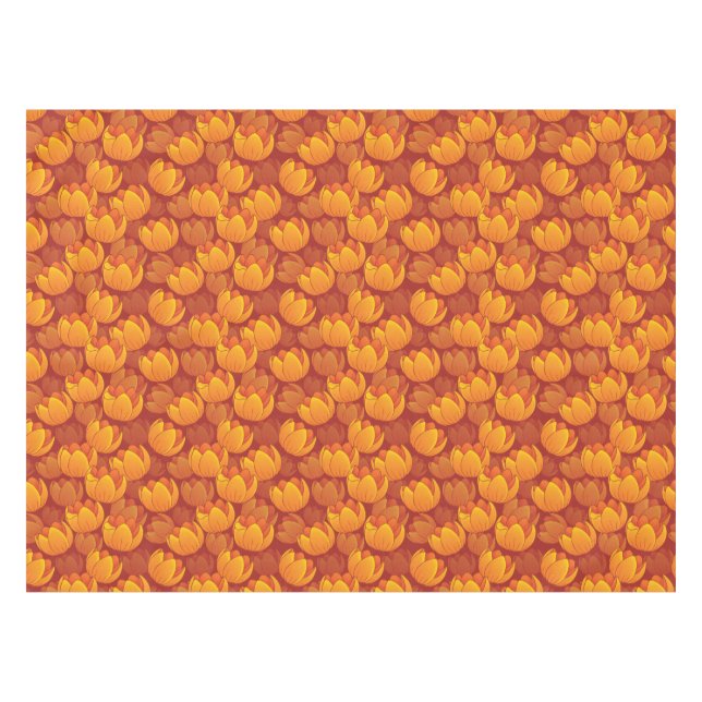 Nappe Motif de fleur d'or (Devant (Horizontal))