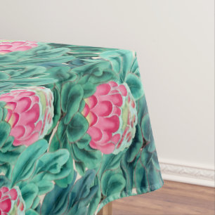 Nappe Motif de fleurs de Protea exotiques