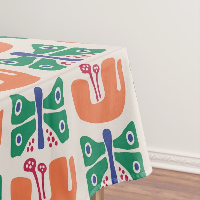 Nappe Motif de fleurs papillon (In Situ)