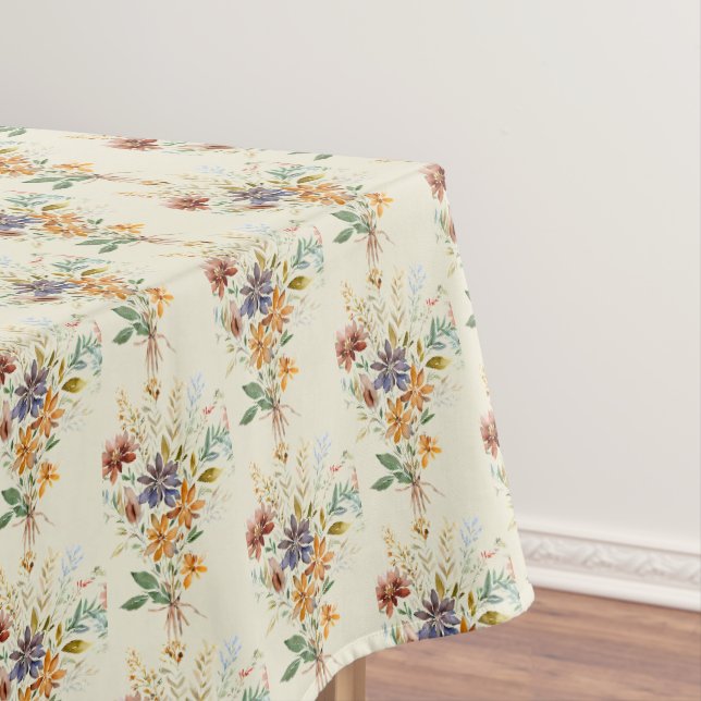 Nappe Motif de fleurs sauvages d'automne (In Situ)