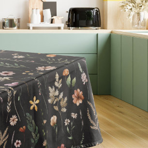 Nappe Motif de fleurs sauvages florales jolies aquarelle
