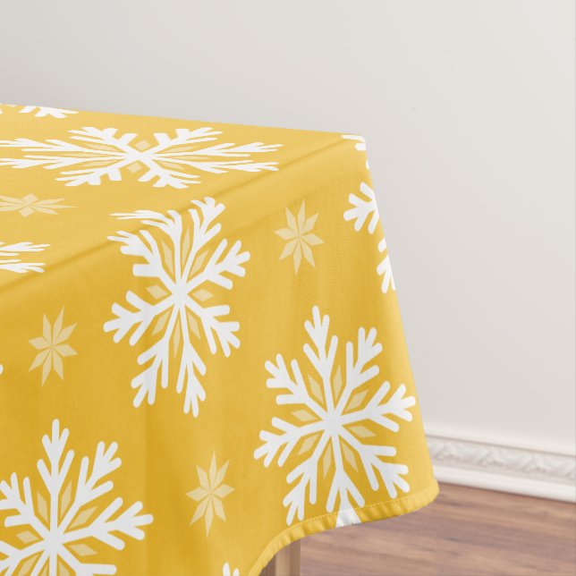 Nappe Motif de flocon de neige simple de couleur personn (In Situ)
