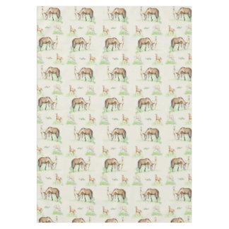 Nappe Motif de foin de jument et de cheval