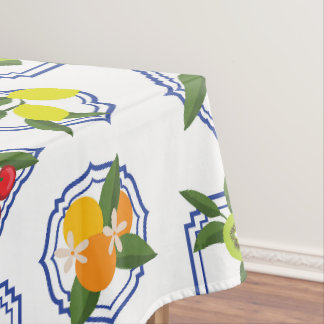 Nappe Motif de fruits d'agrumes méditerranéens