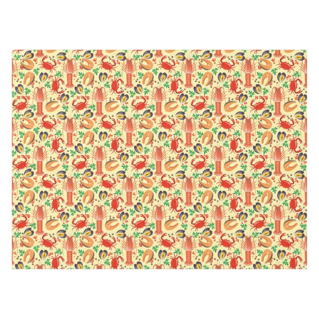 Nappe Motif de fruits de mer (Devant (Horizontal))