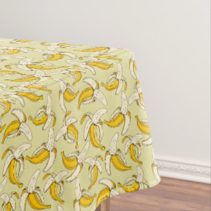 Nappe Motif de fruits tropicaux à la banane jaune cool t