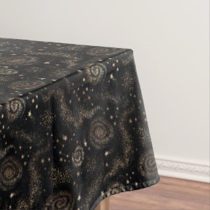 Nappe Motif de galaxie Gold Star Constellation