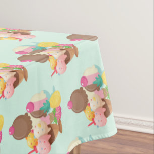 Nappe Motif de glace cool horizontal