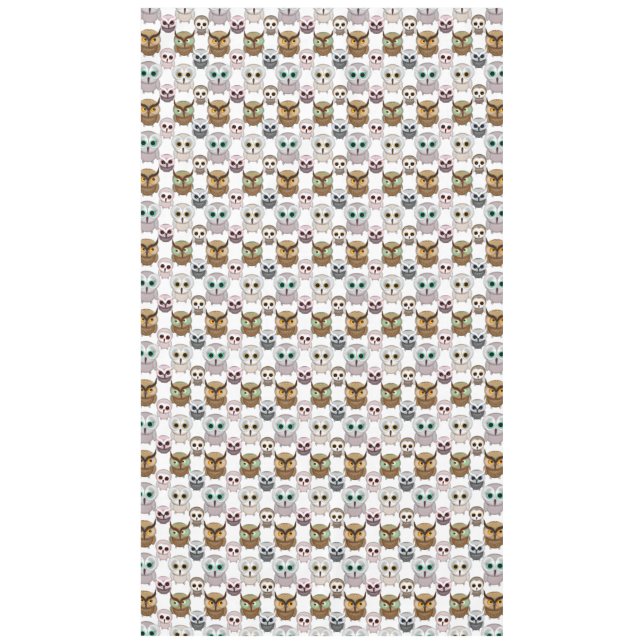 Nappe Motif de hiboux illustrés adorable (Devant)
