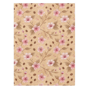 Nappe Motif de housse de café Fleur de Cerisier (5)