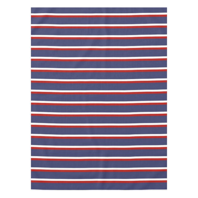 Nappe Motif de la bande rouge bleue de la Marine (Devant)