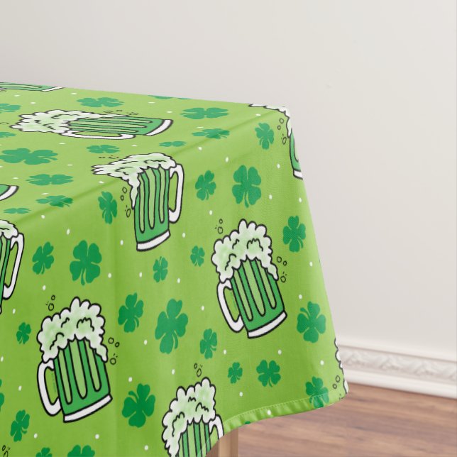 Nappe Motif de la bière verte de la Saint Patrick (In Situ)