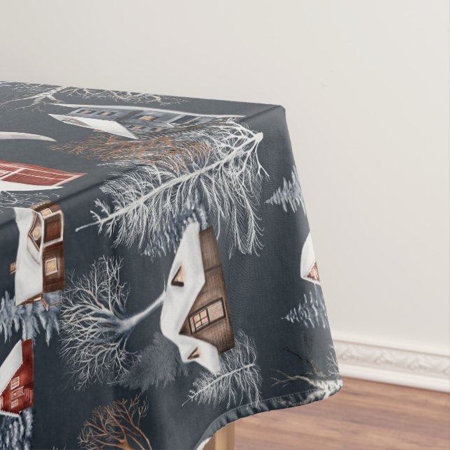 Nappe Motif de la forêt hivernale  (In Situ)