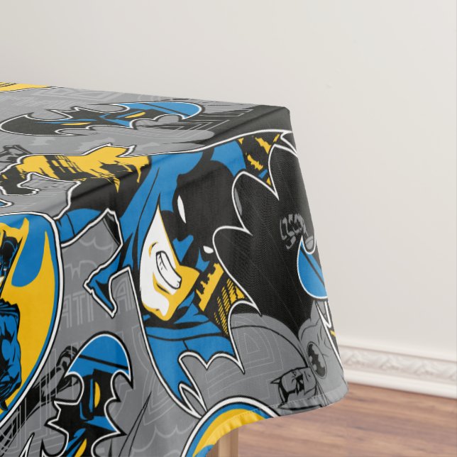 Nappe Motif de lancer à fond Batman (In Situ)